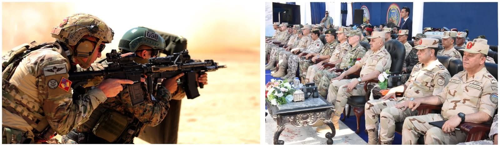 الفريق أحمد خليفة يشهد تنفيذ أحد الأنشطة التدريبية الرئيسية بـ"النجم الساطع"