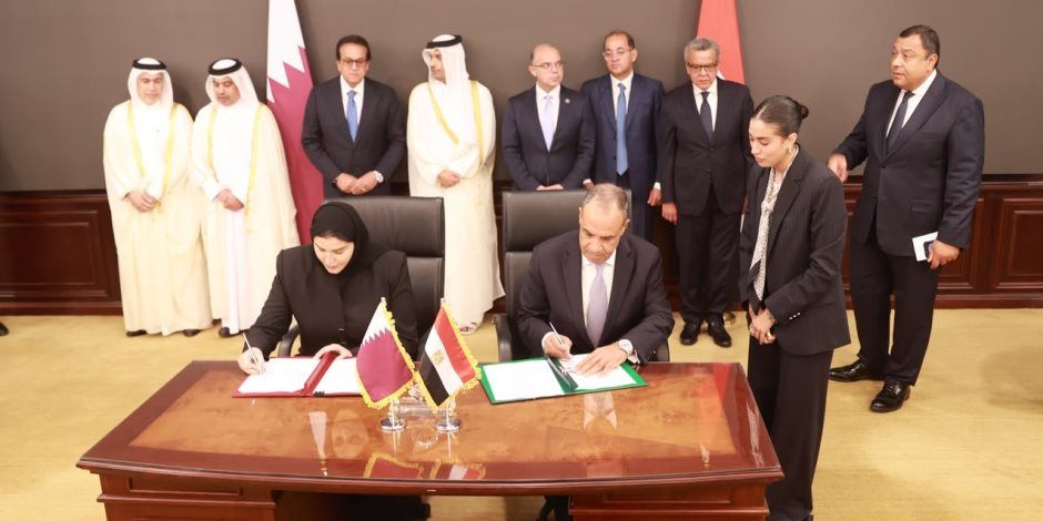 وزير الصحة يستقبل وزيرة التعاون الدولي بدولة قطر لبحث سبل دعم الأشقاء الفلسطينيين وتعزيز التعاون الصحي المشترك
