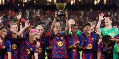 برشلونة بطلاً لكأس خوان غامبر