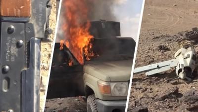 أخبار اليمن : مشاهد لكسر محاولة تقدم لتحشيدات العدو شرقي الجوف