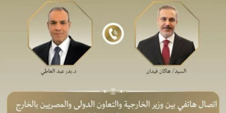 وزير الخارجية يبحث مع نظيره التركي التطورات الإقليمية