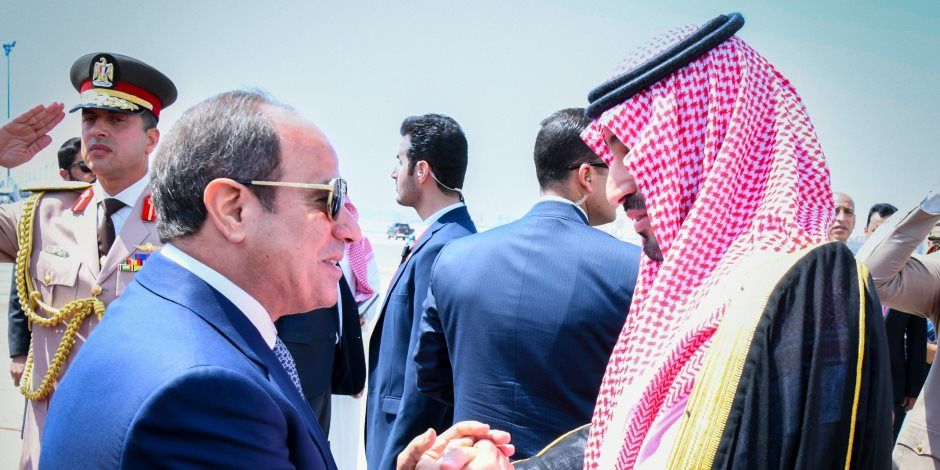الرئيس السيسى يودع الأمير محمد بن سلمان فى ختام زيارته للقاهرة