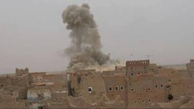 أخبار اليمن : طيران العدو السعودي يجدد استهداف اربع محافظات منذ فجر اليوم
