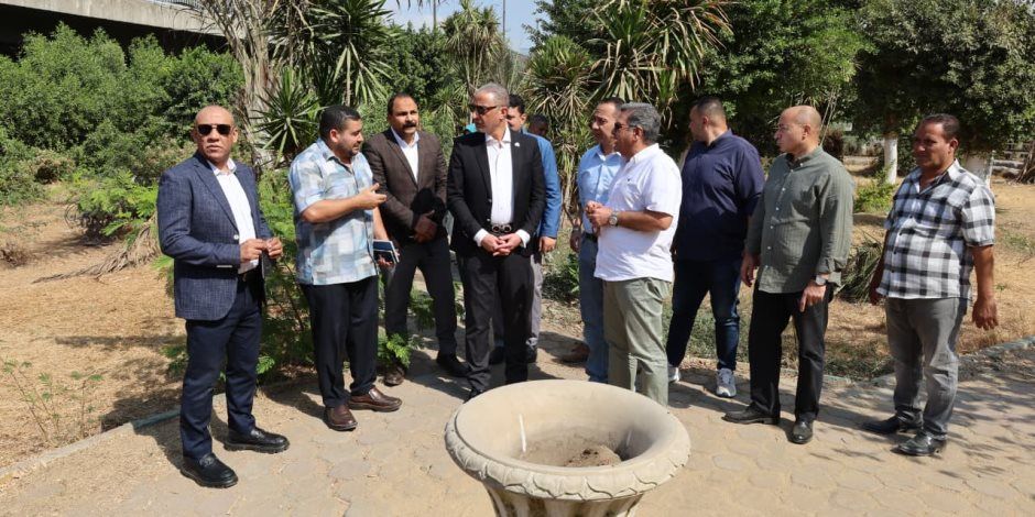 محافظ الجيزة يتفقد حديقتي أكتوبر والطفل بالعجوزة لبحث تطويرهما