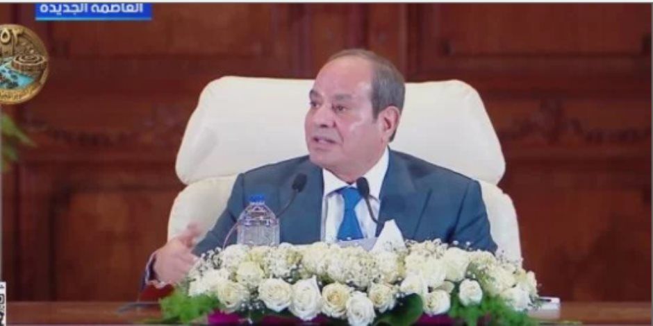 فخامة الرئيس السيسى: الدولة حرصت منذ 2014 على إقرار خطة لمواجهة أزمة الطاقة