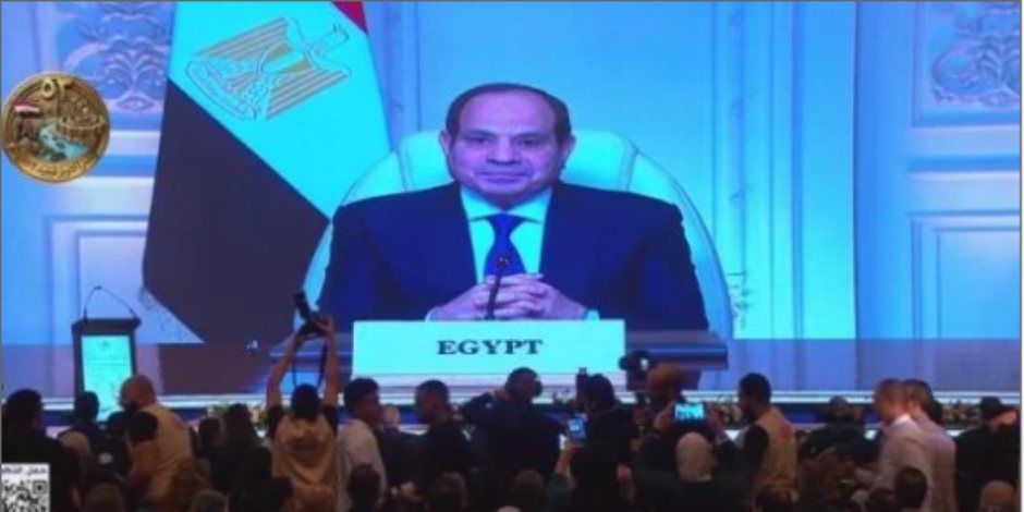 فخامة الرئيس السيسى: أسبوع القاهرة للمياه منصة دولية للحوار وتبادل الخبرات