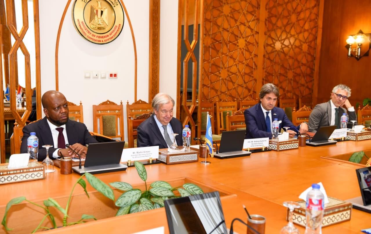 الأمين العام للأمم المتحدة يؤكد أهمية دور مصر باعتبارها حجر الزاوية للاستقرار في الشرق الأوسط